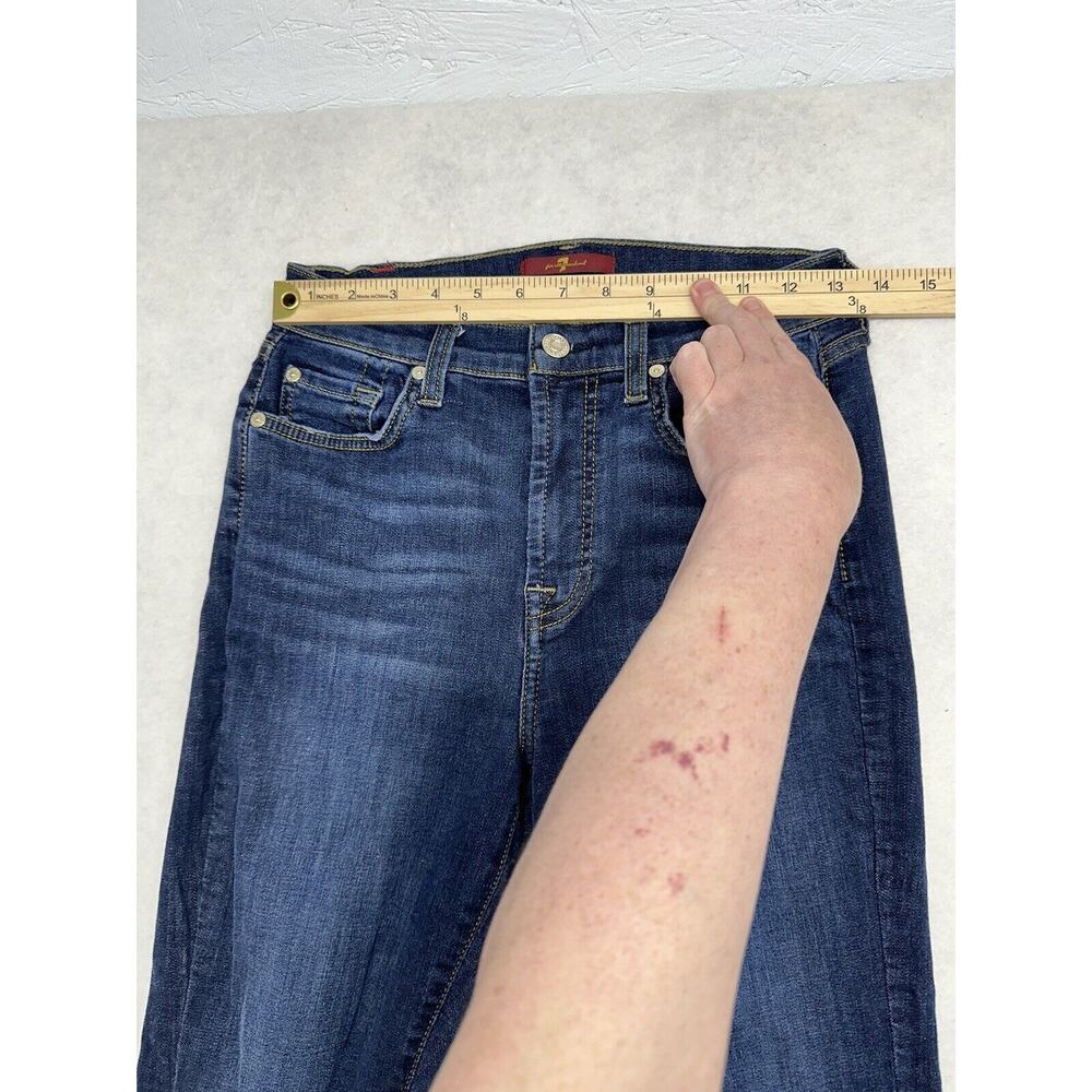 Seven 7 For All Mankind High Waist Ankle Gwenevere Skinny Jeans Pants Size 27 - Picture 4 of 8